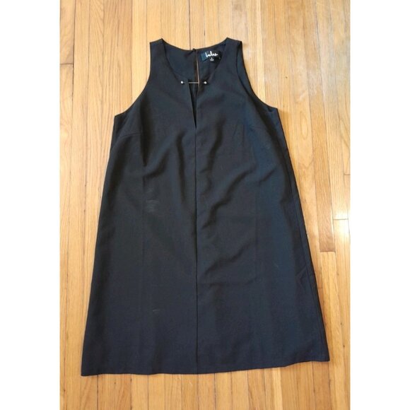 Lulus Pullover Chic Minimalist Event Every Day Mini Dress Shift Size Small Black - Picture 3 of 9